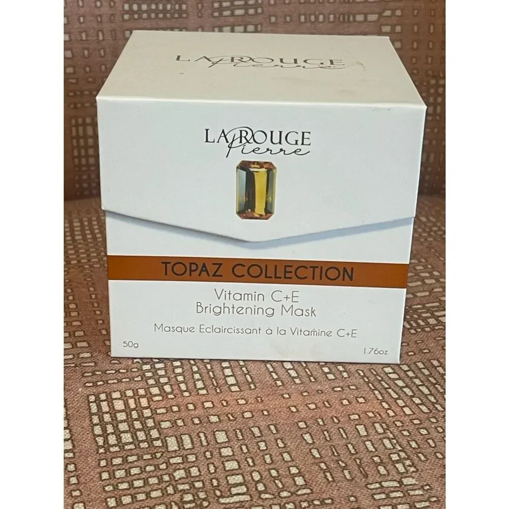 La Rouge Pierre Vitamin C+E Brightening Mask Topaz Collection Luxury Skincare